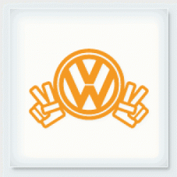 Stickers VW JDM PEACE