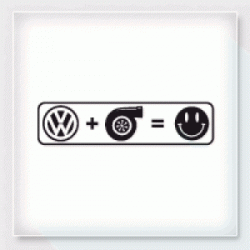 Stickers VW TURBO