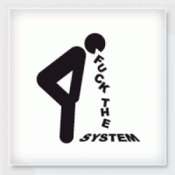 Stickers PICTO FUCK SYSTEM