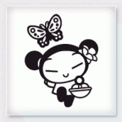 Stickers PUCCA PAPILLON