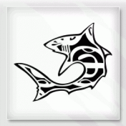 Stickers TRIBAL REQUIN