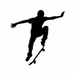 Stickers SKATER SILHOUETTE 9