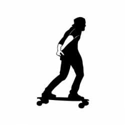 Stickers SKATER SILHOUETTE 10