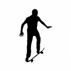 Stickers SKATER SILHOUETTE 11