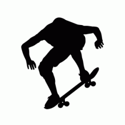 Stickers SKATER SILHOUETTE 14
