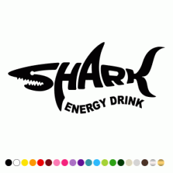 Stickers SHARK ENERGY DRINK
