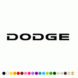 Stickers LETTRAGE DODGE 2