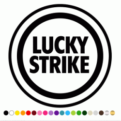 Stickers LUCKY STRIKE 2