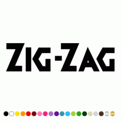 Stickers LETTRAGES ZIG-ZAG