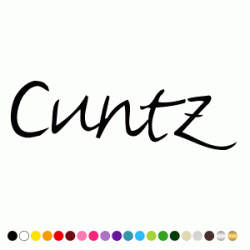 Stickers CUNTZ