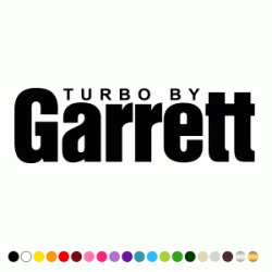 Stickers TURBO BY GARRETT