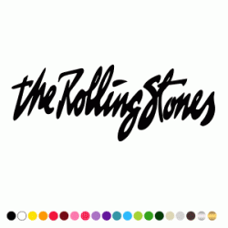 Stickers THE ROLLING STONES LETTRAGES