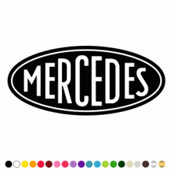 Stickers MERCEDES OVALE