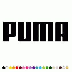 Stickers PUMA LETTRAGES