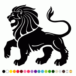 Stickers LION SILHOUETTE