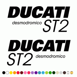 Stickers DUCATI DESMODROMICO ST2 DROIT-GAUCHE