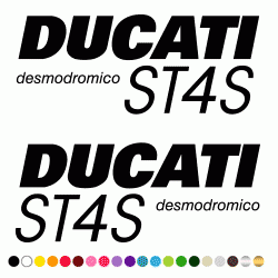 Stickers DUCATI DESMODROMICO ST4S DROIT-GAUCHE