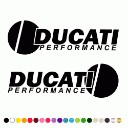 Stickers DUCATI PERFORMANCE DROIT-GAUCHE