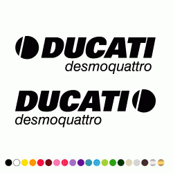 Stickers DUCATI DESMOQUATTRO DROIT-GAUCHE
