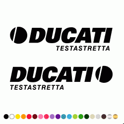 Stickers DUCATI TESTASTRETTA DROIT-GAUCHE