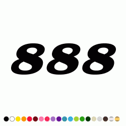 Stickers 888