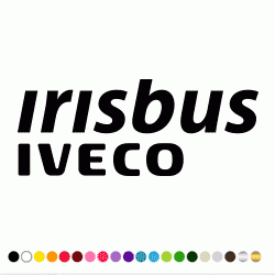 Stickers IRISBUS IVECO LETTRAGE