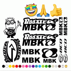 Stickers  KIT BOOSTER MBK 8