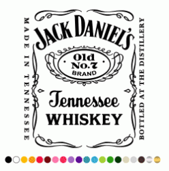 Stickers JACK DANIELS TENNESSEE WHISKEY