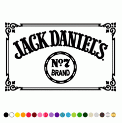 Stickers JACK DANIELS EN CADRE
