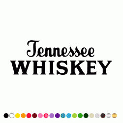 Stickers TENNESSEE WHISKEY LETTRAGES