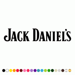 Stickers JACK DANIELS LETTRAGES
