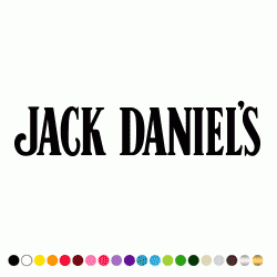 Stickers JACK DANIELS LETTRAGES 2