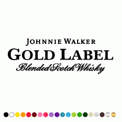 Stickers JOHNNIE WALKER GOLD LABEL