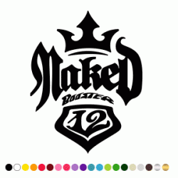 Stickers NAKED BOOSTER ROYAL 2