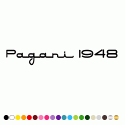 Stickers PAGANI 1948 2