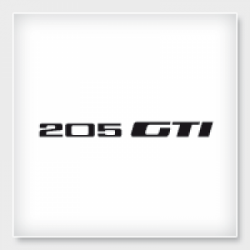 Stickers 205 GTI 2