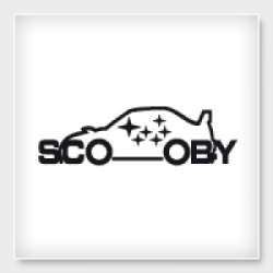 Stickers SCOOBY SUBARU CAR Stickers SCOOBY SUBARU CAR