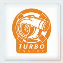 Stickers TURBO INSIDE 3 Stickers TURBO INSIDE 3