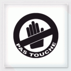Stickers PAS TOUCH Stickers PAS TOUCH