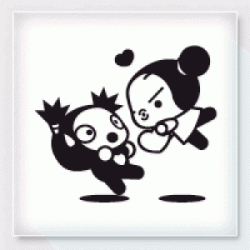 Stickers PUCCA BISOU 6 Stickers PUCCA BISOU 6