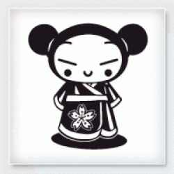 Stickers PUCCA JAPONAISE Stickers PUCCA JAPONAISE