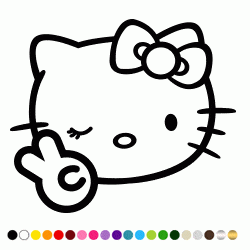 Stickers HK PEACE Stickers HK PEACE