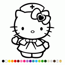 Stickers HK INFIRMIERE Stickers HK INFIRMIERE