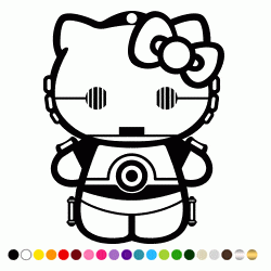 Stickers HK C3PO Stickers HK C3PO