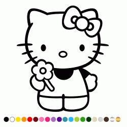 Stickers HK FLEUR MARGUERITE Stickers HK FLEUR MARGUERITE