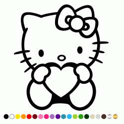Stickers HK BEBE COEUR Stickers HK BEBE COEUR