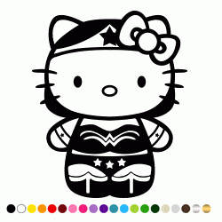 Stickers HK WONDER WOMAN 2 Stickers HK WONDER WOMAN 2
