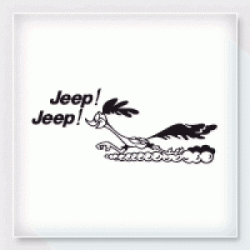Stickers BIP BIP JEEP JEEP 2 Stickers BIP BIP JEEP JEEP 2