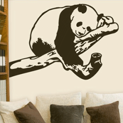 Stickers Le panda dormeur Stickers Le panda dormeur