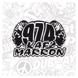 Stickers 974 KAF MARRON Stickers 974 KAF MARRON